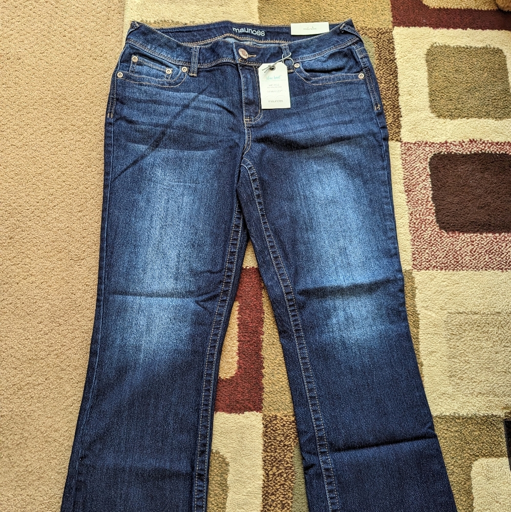 Maurices mid rise denim flex slim boot nwt 12 x short 27 inch inseam